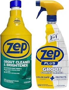 Zep shower tub and tile cleaner bottles
